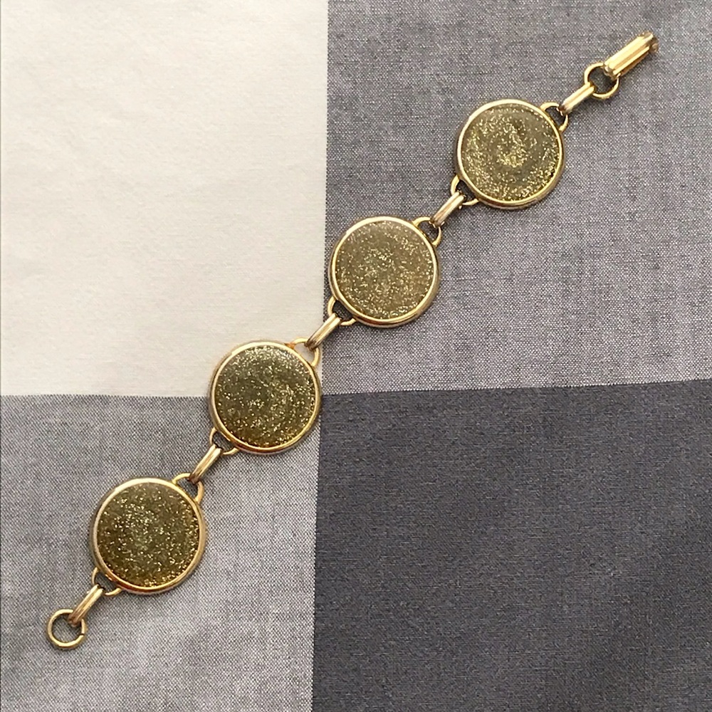 Shimmery Gold-tone Bracelet